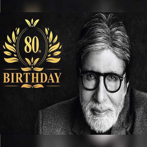 The Megastar Amitabh Bachchan Turns 80, Fans are giving Best Wishes to the Hero