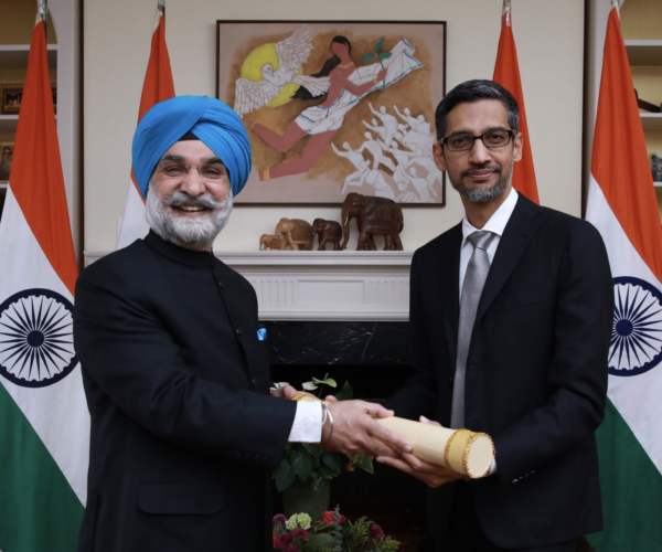 Indian-American Sundar Pichai was awarded Padma Bhushan for 2022 In Trade and Industry category