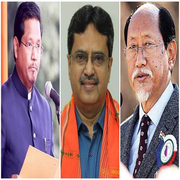 BJP Back in power in Nagaland and Tripura, allied with Sangma to form Government in Meghalaya