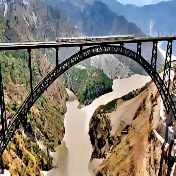 Chenab Bridge Inaugurated: World's Tallest Railway Bridge.